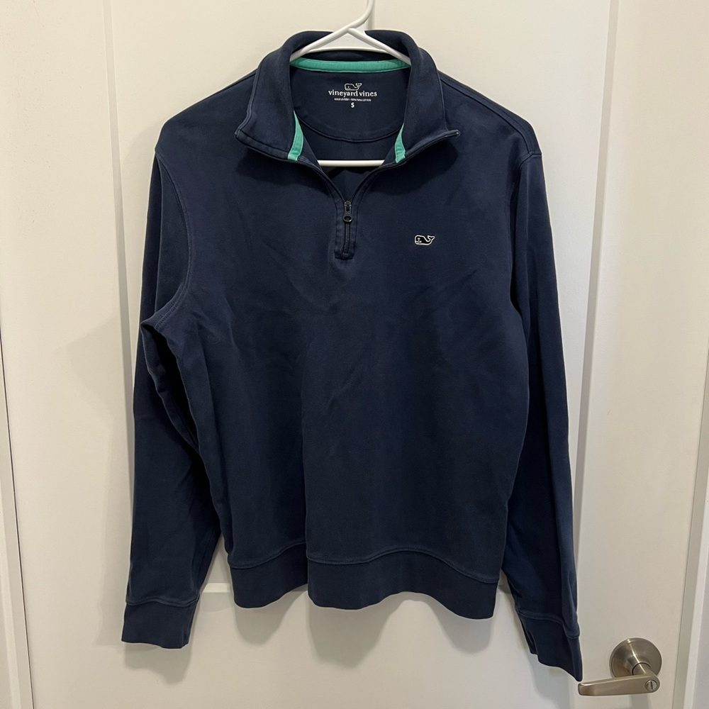 Mens Vineyard Vines Quarter Zip Sweater